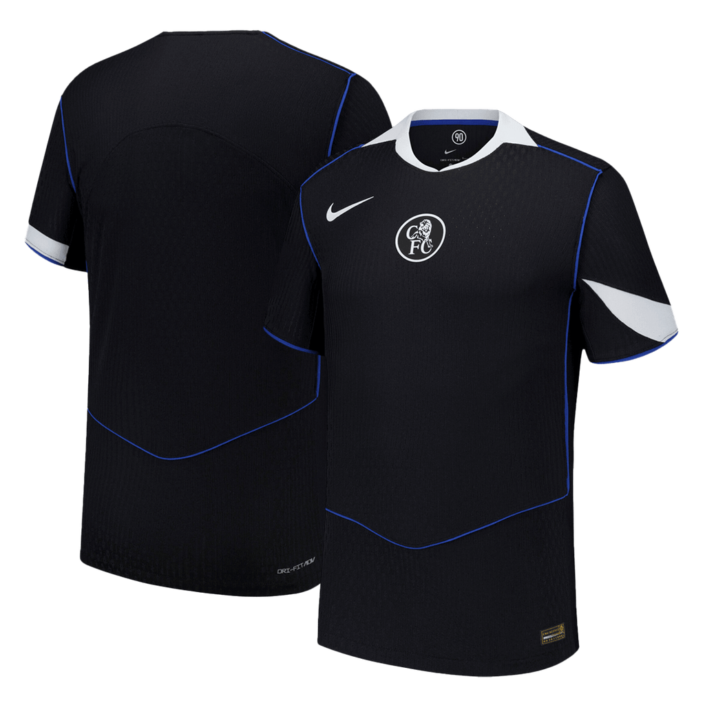 Chelsea Third Maillot 2025/26 Noir Authentique