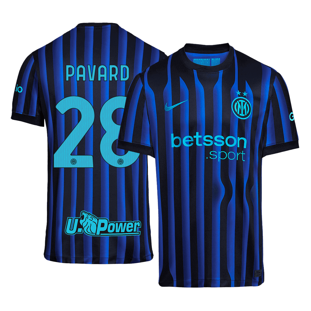 PAVARD #28 Inter Milan Domicile Maillot 2025/26 Blue&Black
