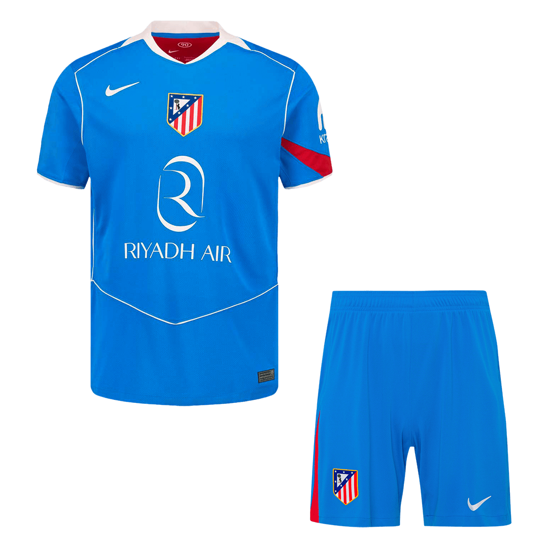 Atlético Third Maillot Kit 2025/26 Bleu