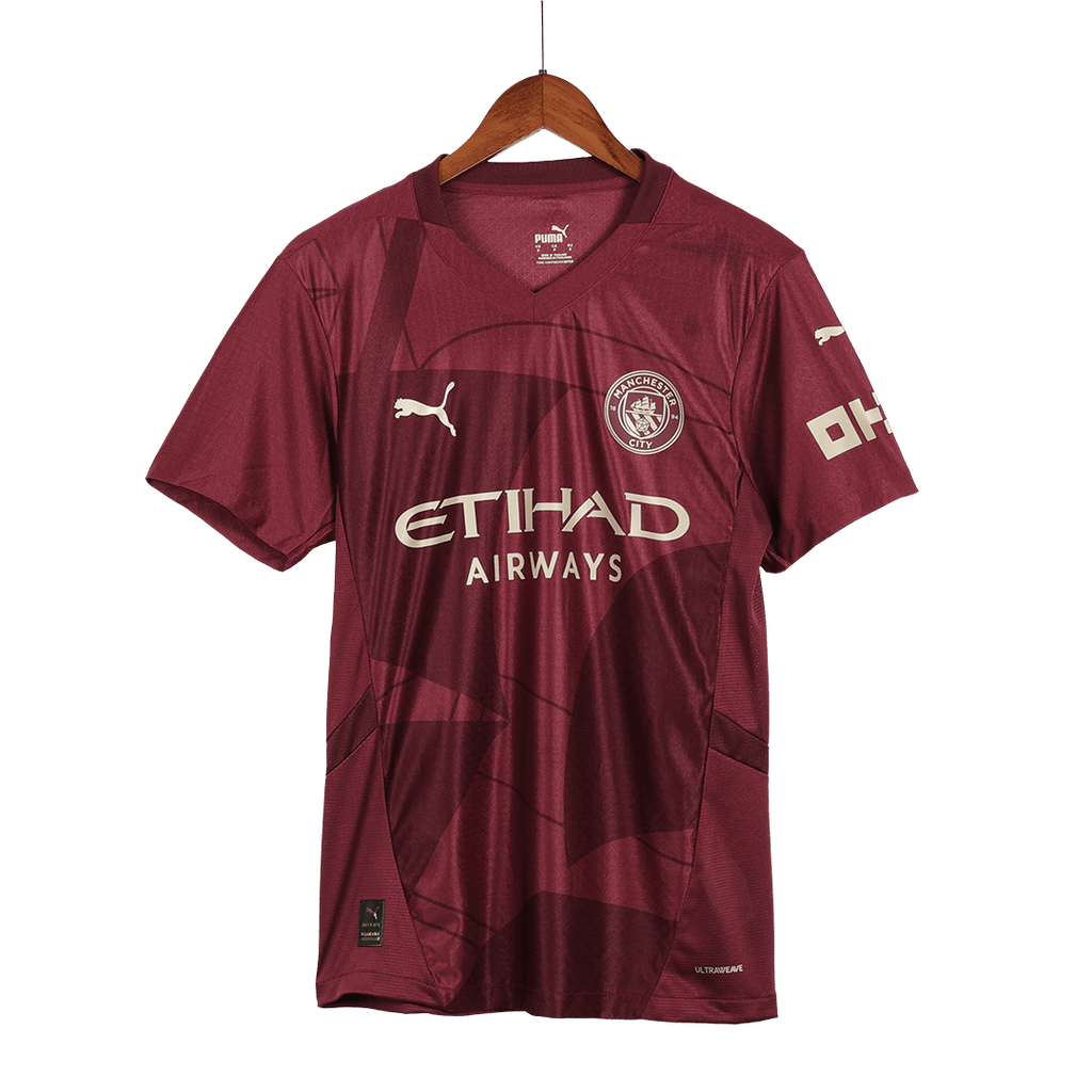 Manchester City Third Maillot 2024/25 Authentique Grande Taille