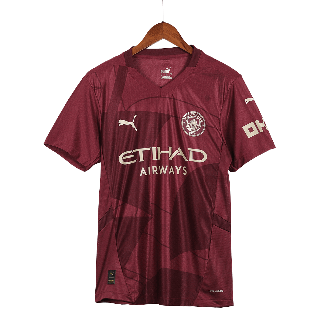 Manchester City Third Maillot 2024/25 Authentique Grande Taille
