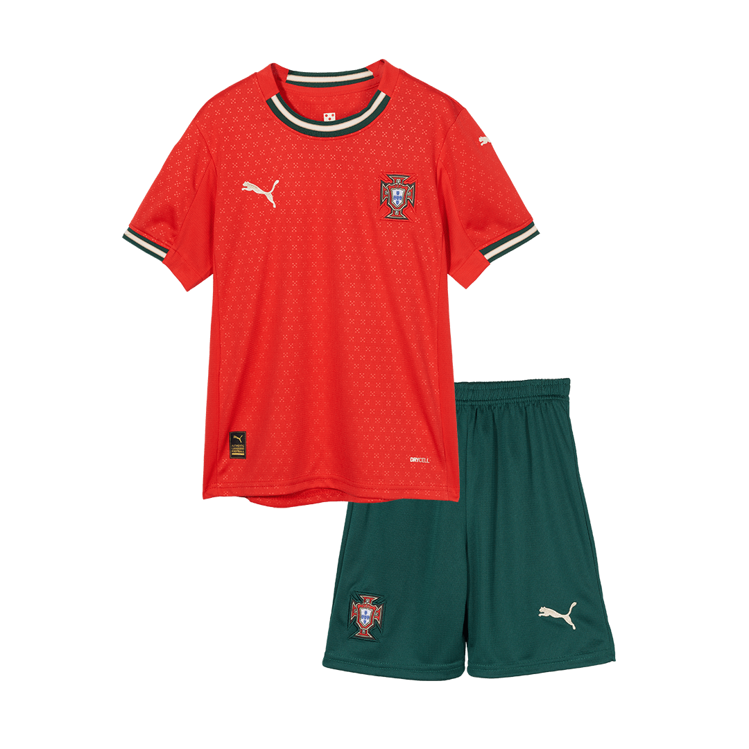 Portugal Domicile Maillot Kit 2025 Enfant