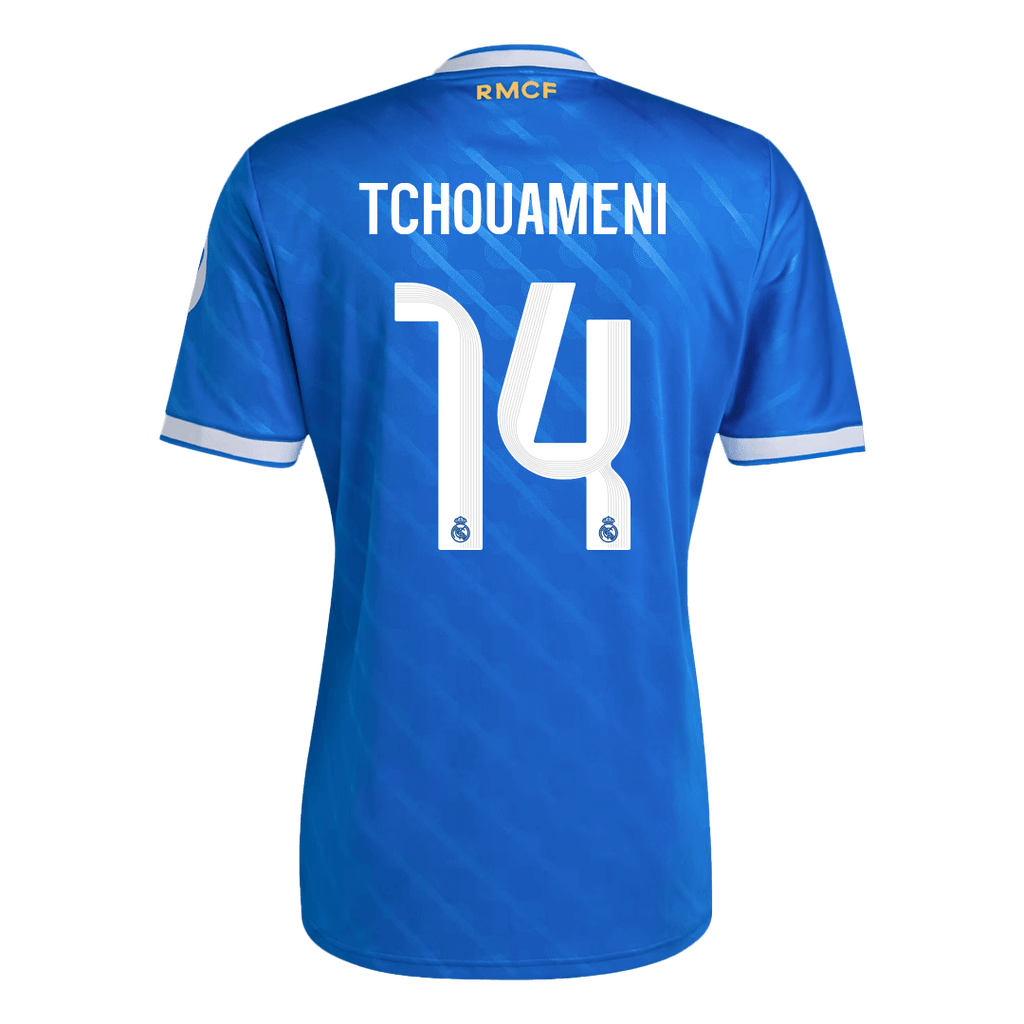 TCHOUAMENI #14 Real Madrid Third Maillot 2025/26 Bleu