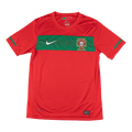 Retro Portugal Domicile Maillot 2010 Rouge