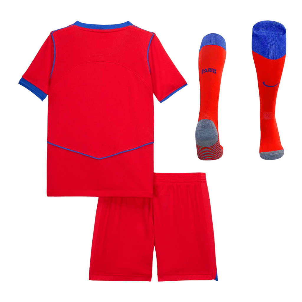 Les Paris Third Maillot Kit 2025/26 Enfant Rouge
