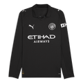Manchester City Extérieur Maillot Manches Longues 2025/26 Noir