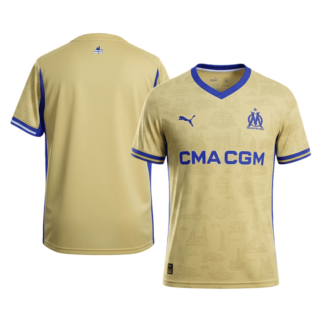 Olympique de Marseille Fourth Maillot 2025/26 Jaune