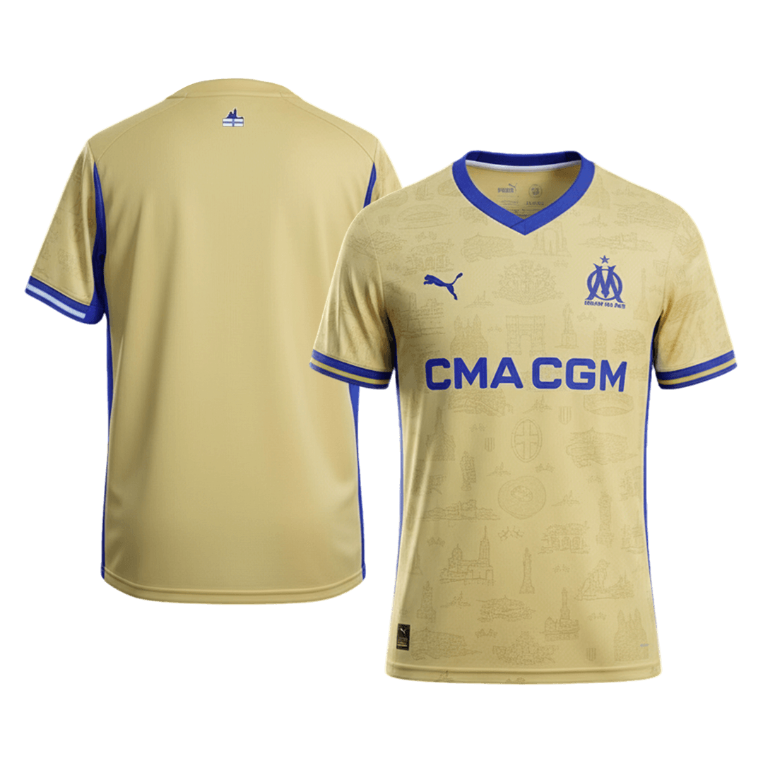 Olympique de Marseille Fourth Maillot 2025/26 Jaune