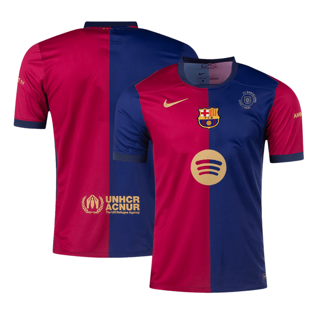 Barcelone Domicile Maillot 125th Anniversaire(Spotify Logo Without Text) 2024/25