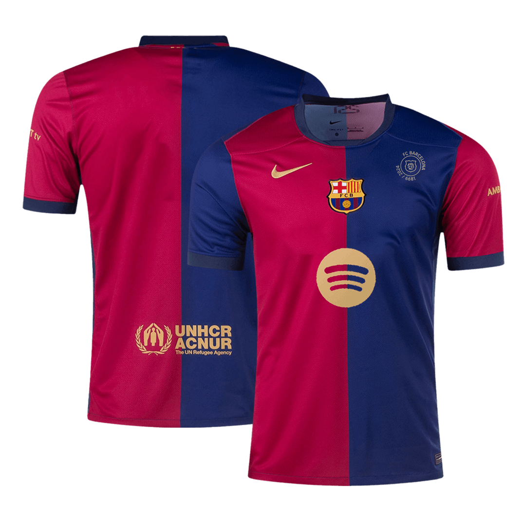 Barcelone Domicile Maillot 125th Anniversaire(Spotify Logo Without Text) 2024/25