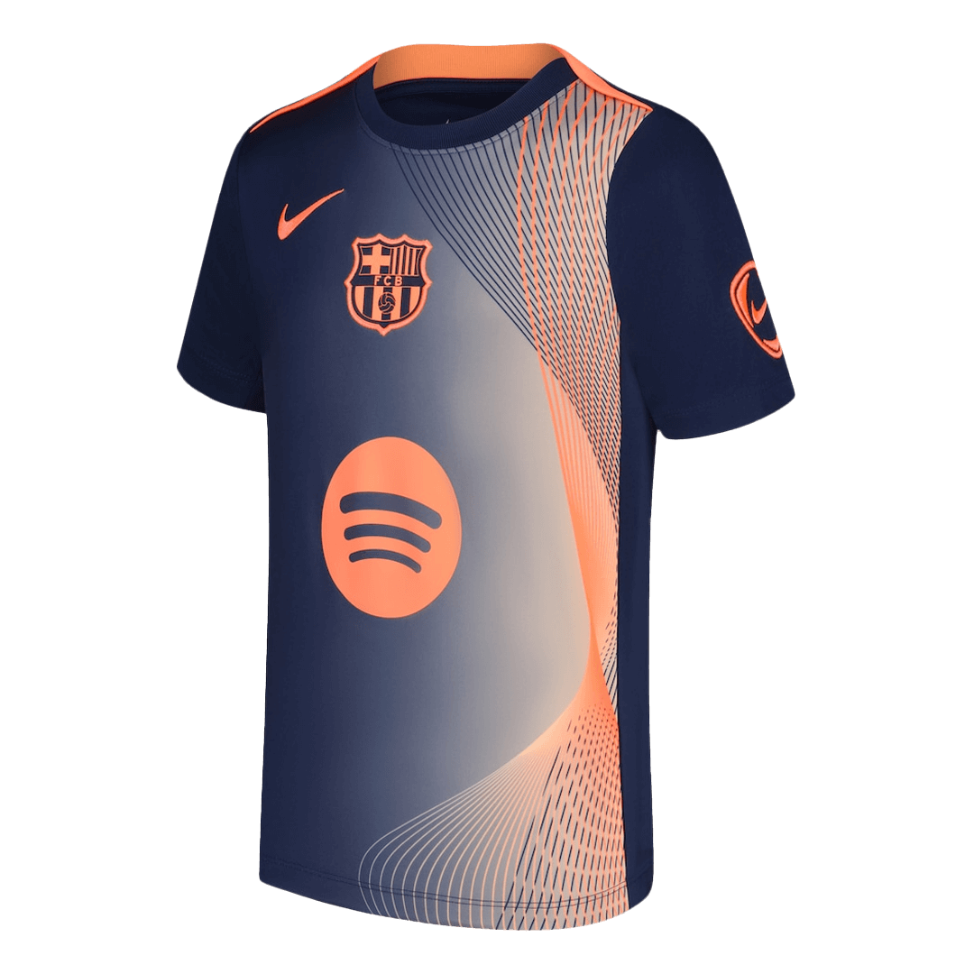 Barcelone Pre-Match Maillot 2025/26 Orange&Black