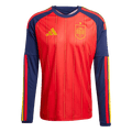 Espagne Domicile Maillot Manches Longues - Coupe du Monde 2026 Rouge