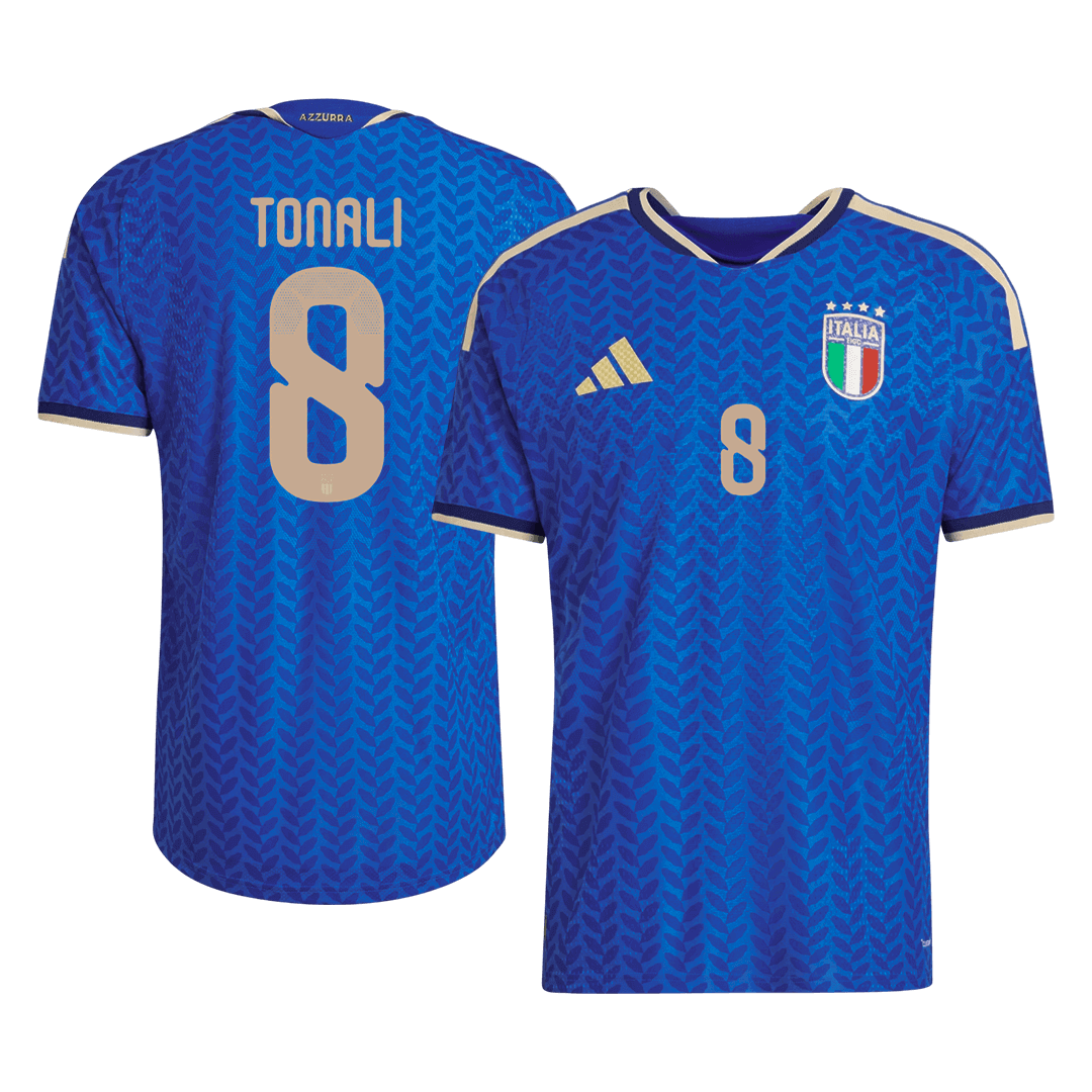 TONALI #8 Italie Domicile Maillot Coupe du Monde 2026 Bleu Joueur