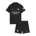 Manchester City Extérieur Maillot Kit 2025/26 Enfant Noir