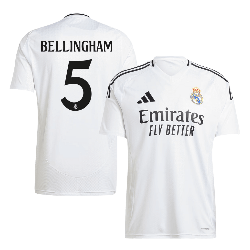 BELLINGHAM #5 Real Madrid Domicile Maillot 2024/25 - Super
