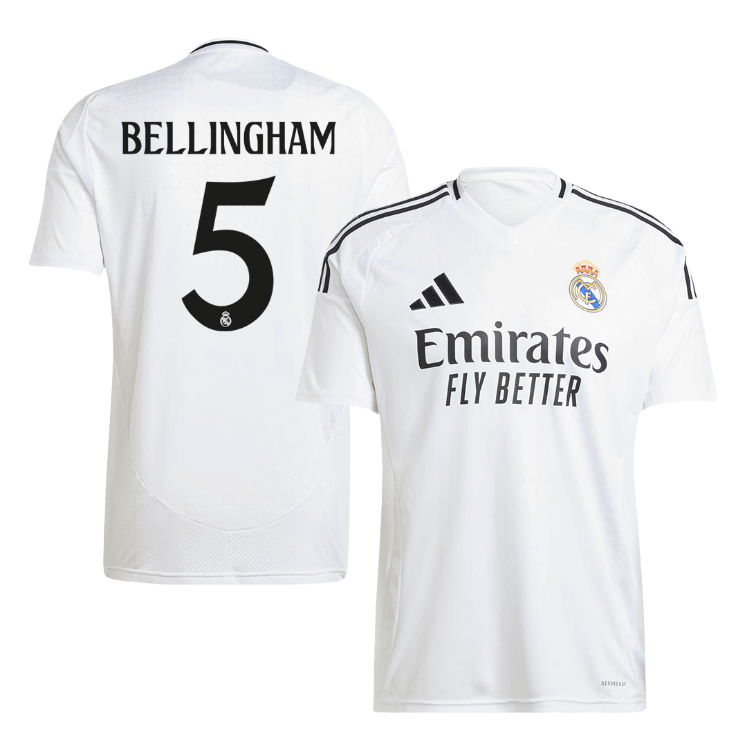 BELLINGHAM #5 Real Madrid Domicile Maillot 2024/25 - Super