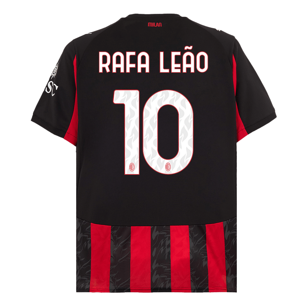 RAFA LEÃO #10 Milan AC Domicile Maillot 2025/26