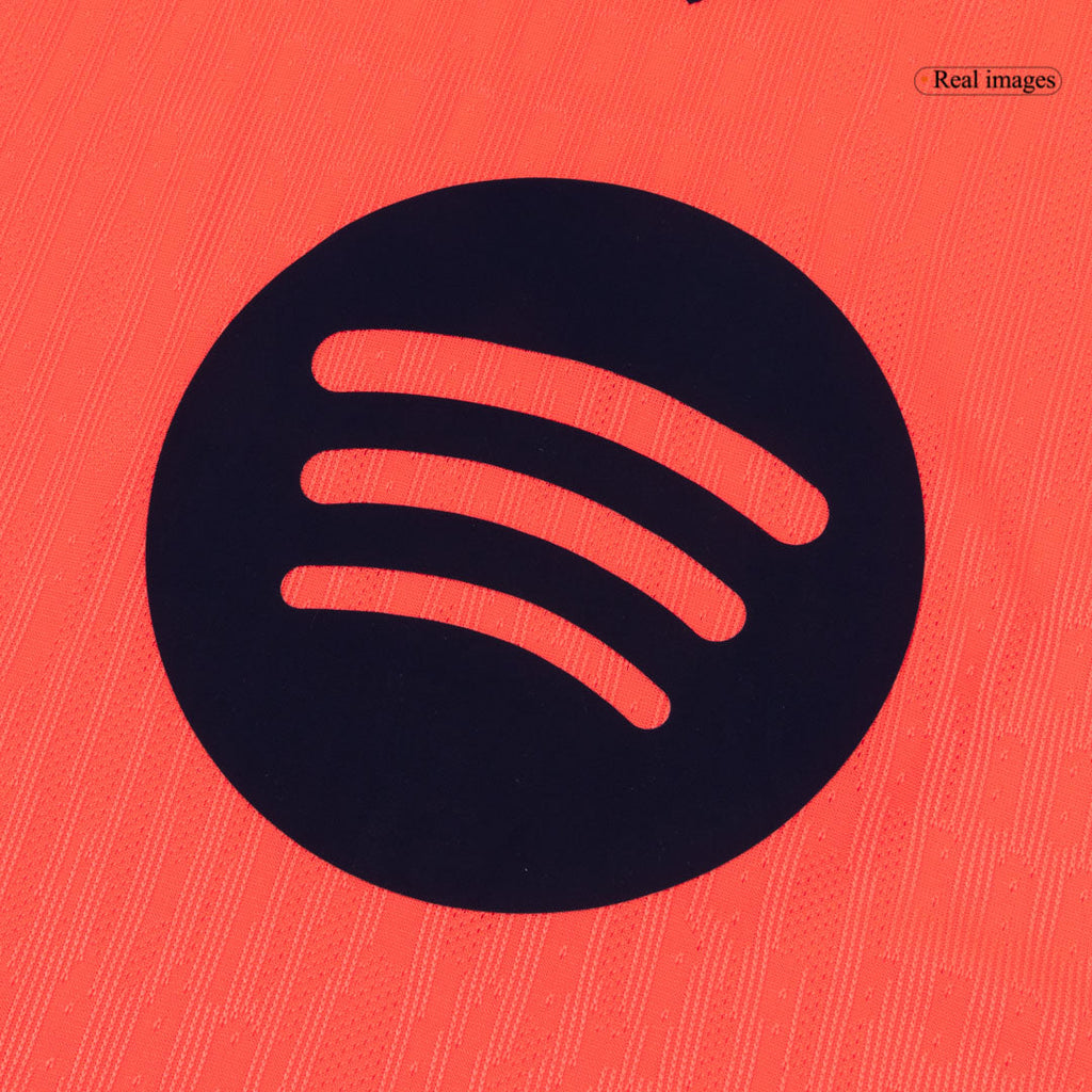 ROONY #19 Barcelone Third Maillot 2025/26 Orange Joueur - UCL