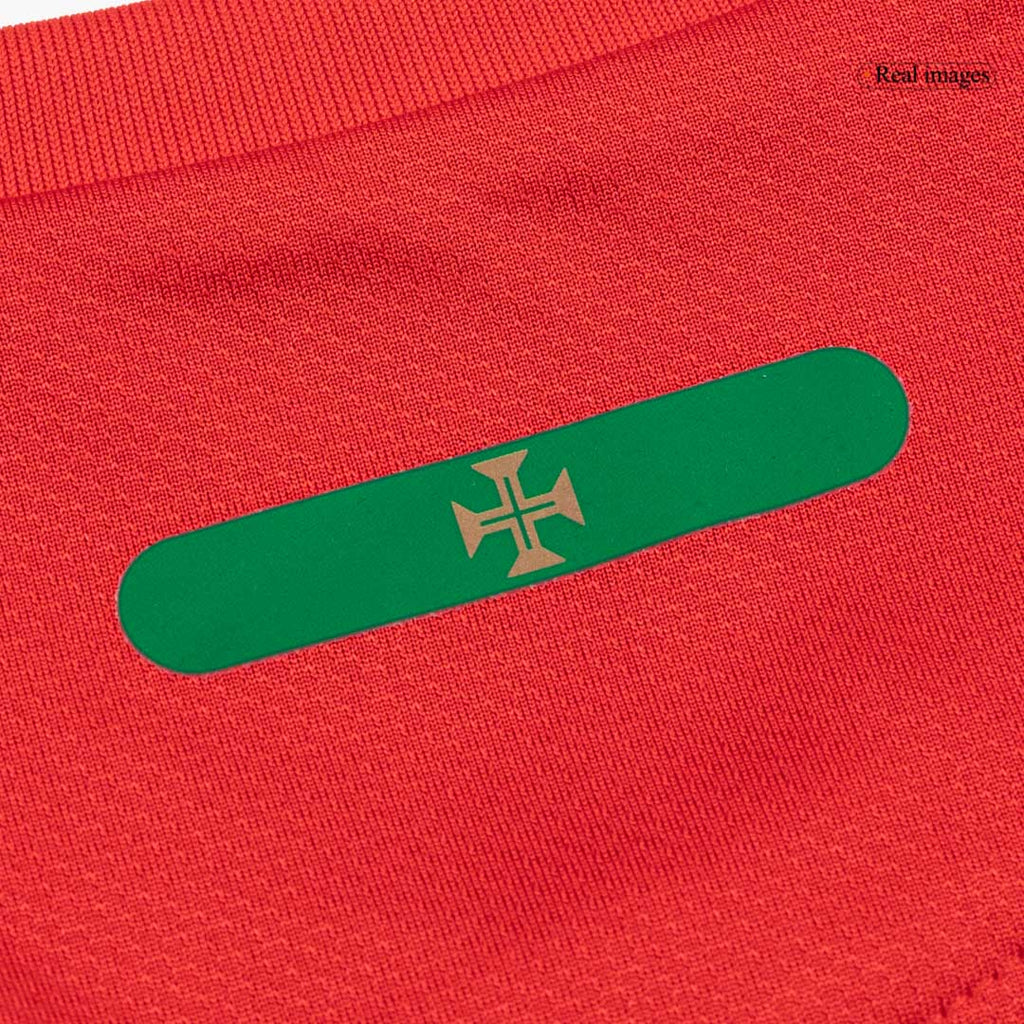 Retro Portugal Domicile Maillot 2010 Rouge