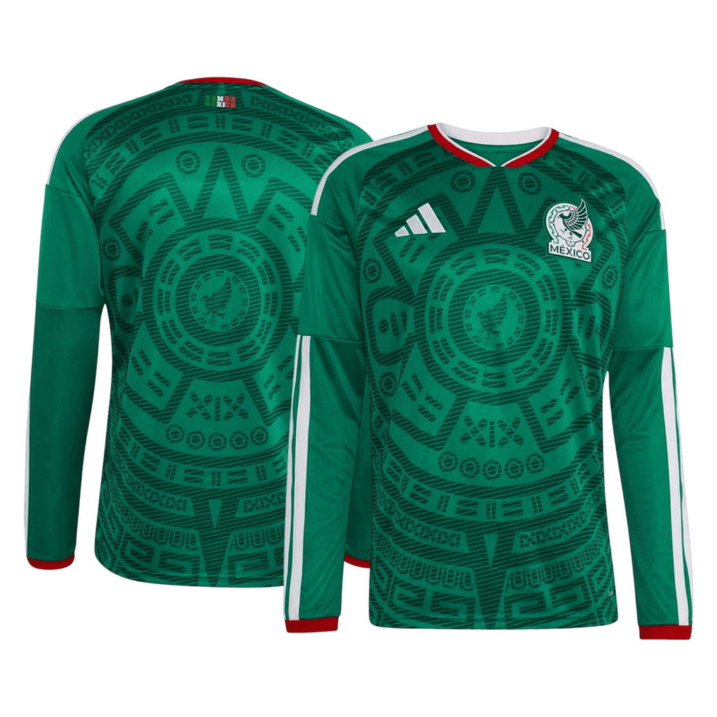 Mexique Domicile Maillot Manches Longues - Coupe du Monde 2026 Vert