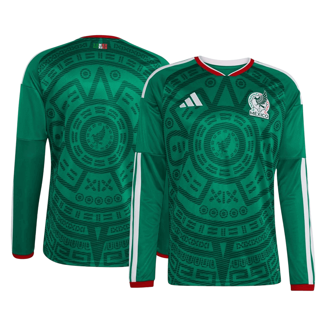 Mexique Domicile Maillot Manches Longues - Coupe du Monde 2026 Vert