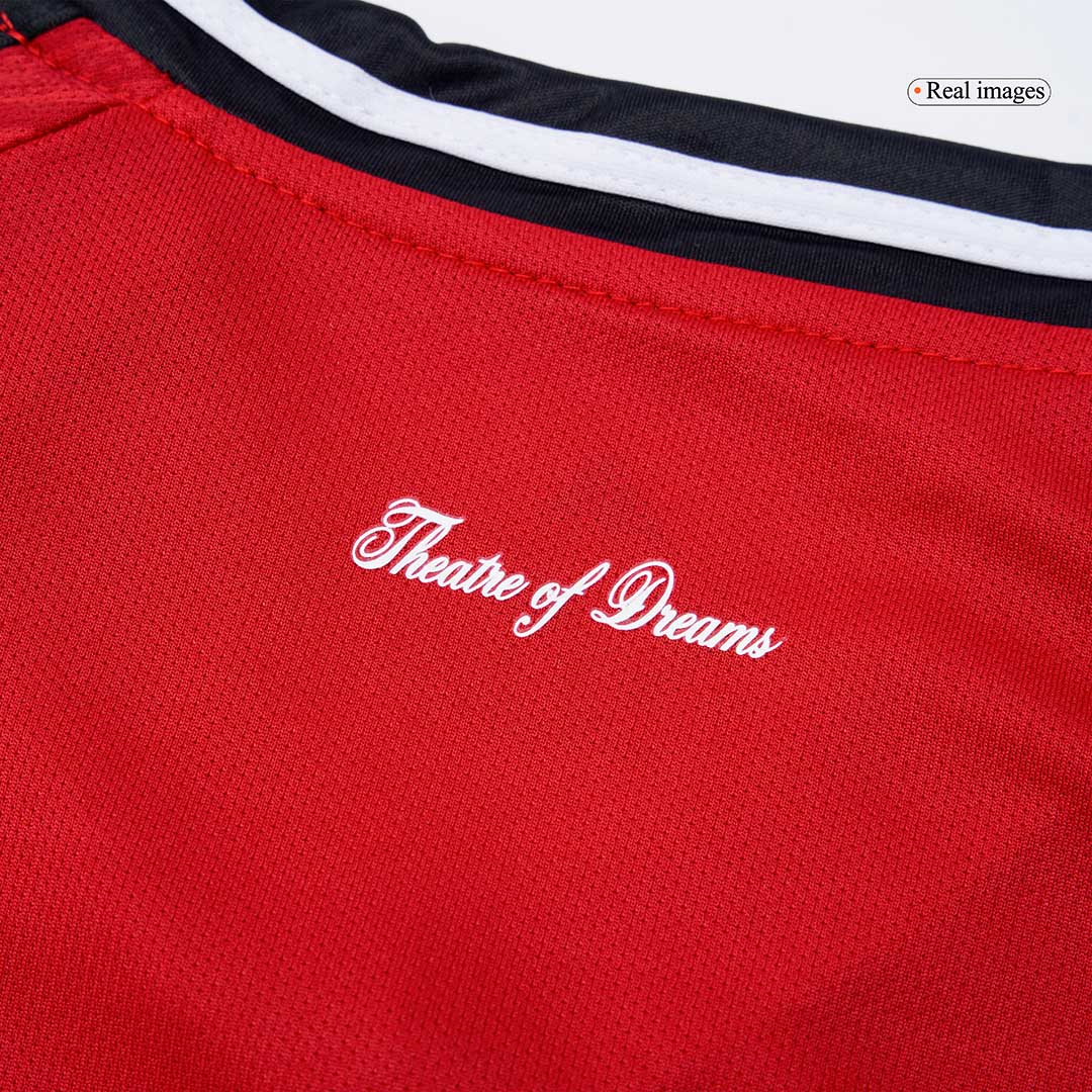 Manchester United Domicile Maillot Kit 2025/26 Junior Rouge