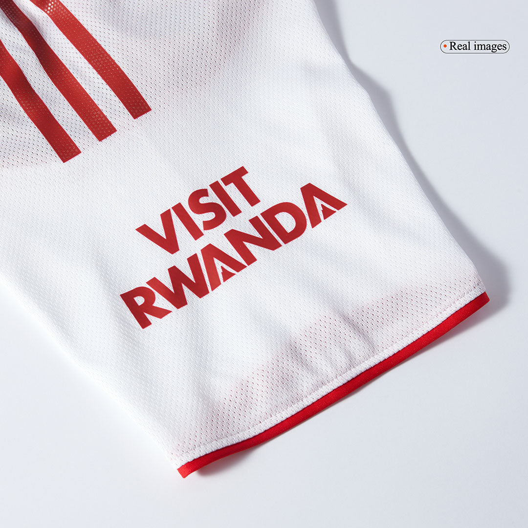 SALIBA #2 Arsenal Domicile Maillot 2025/26 Rouge Authentique