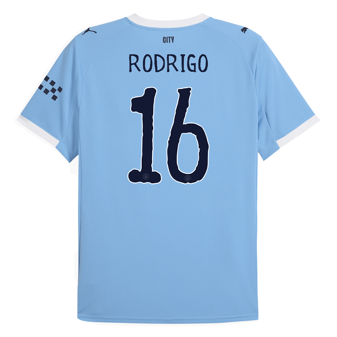 RODRIGO #16 Manchester City Domicile Maillot 2025/26 - Club World Cup