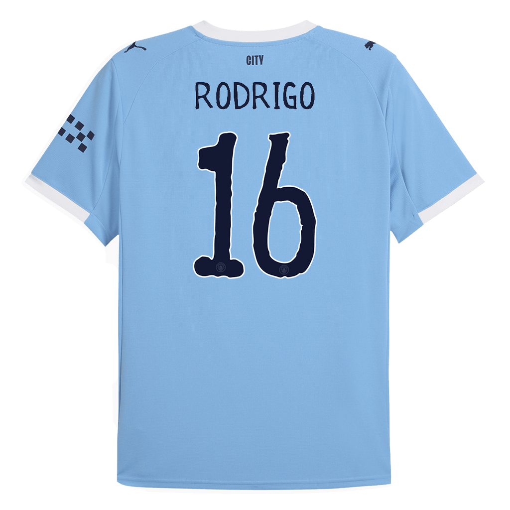RODRIGO #16 Manchester City Domicile Maillot 2025/26 - Club World Cup Grande Taille