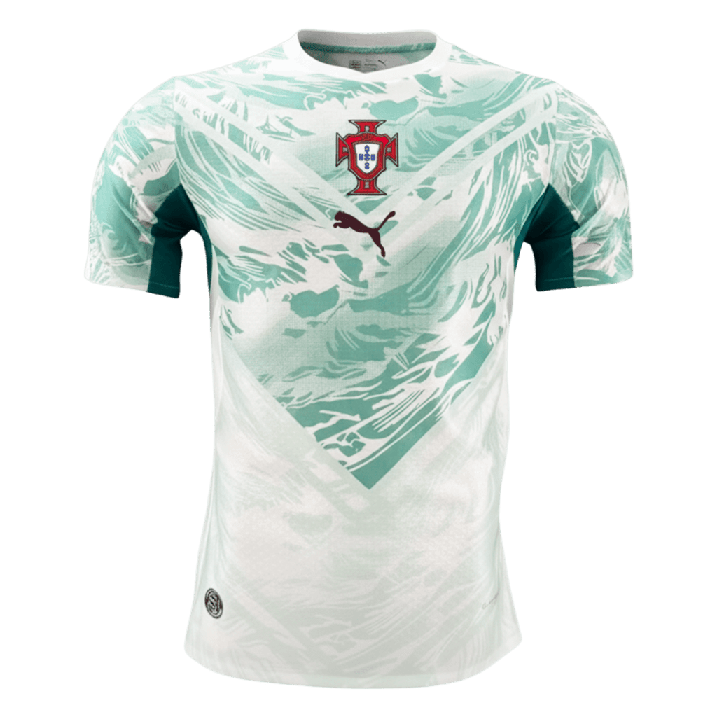 Portugal Extérieur Maillot Coupe du Monde 2026 White&Green Joueur