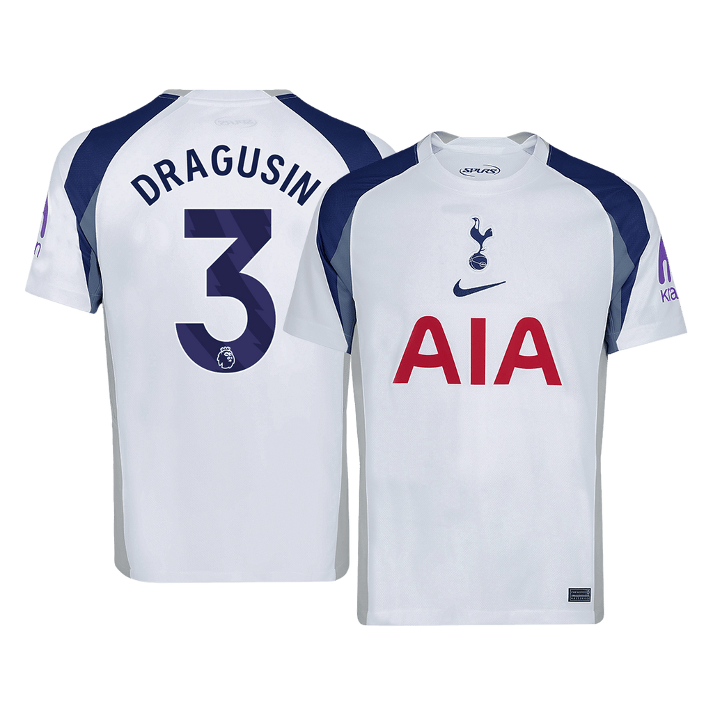 DRAGUSIN #3 Tottenham Hotspur Domicile Maillot 2025/26 Blanc