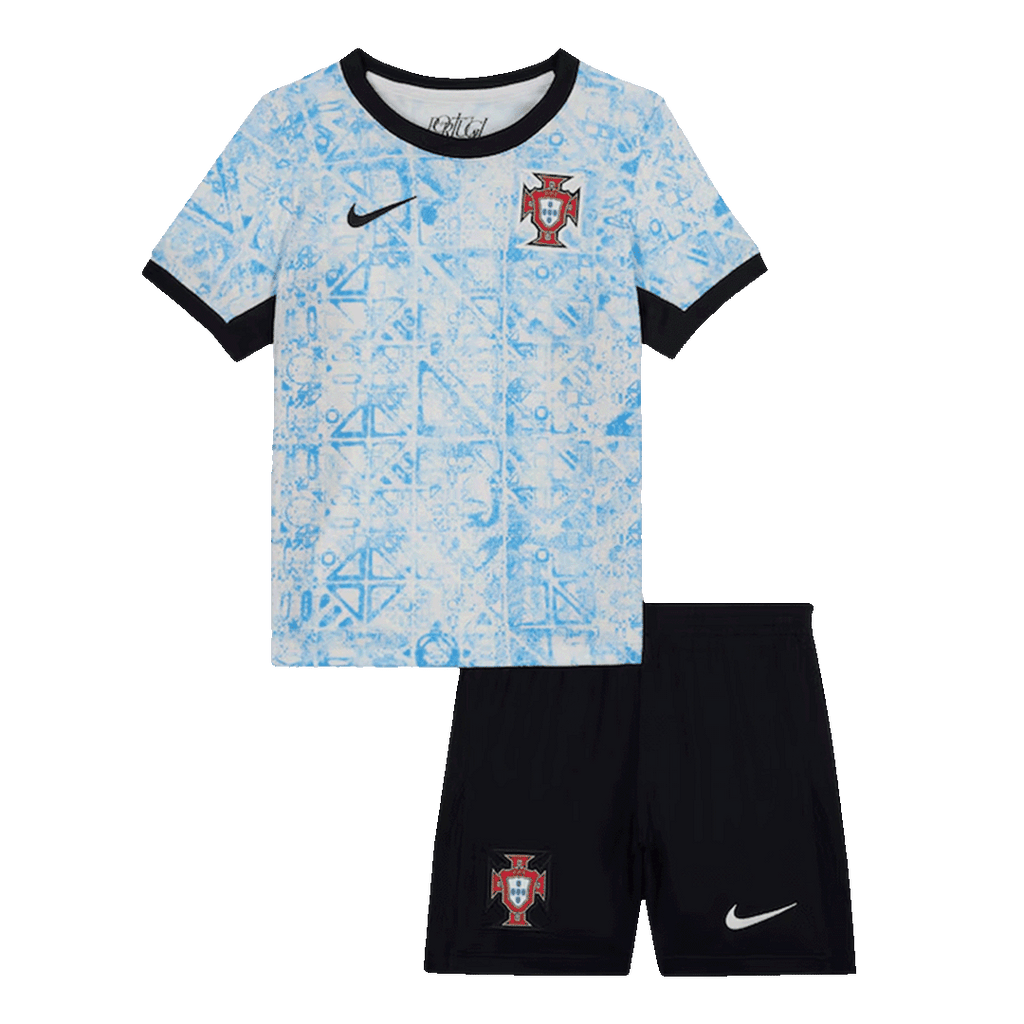Portugal Extérieur Maillot Kit 2024 Enfant
