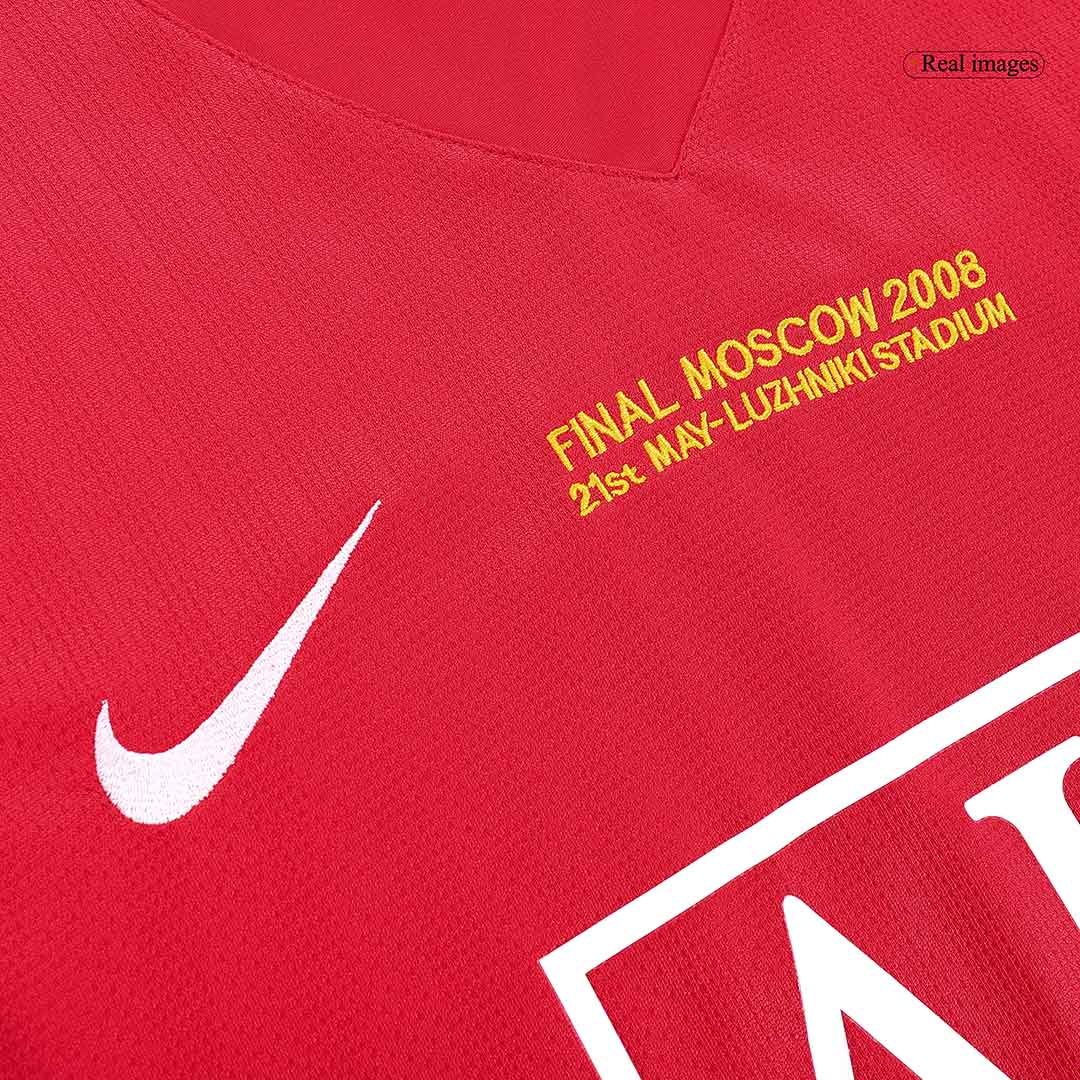 Retro Manchester United Domicile Maillot Manches Longues 2007/08 - UCL Final