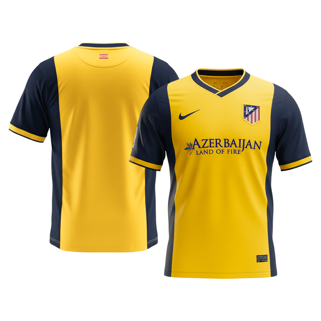 Retro Atlético Extérieur Maillot 2013/14 Jaune