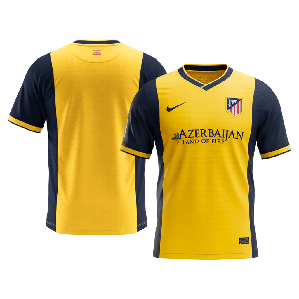 Retro Atlético Extérieur Maillot 2013/14 Jaune