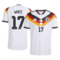 WIRTZ #17 Allemagne Domicile Maillot Coupe du Monde 2026 Blanc Joueur