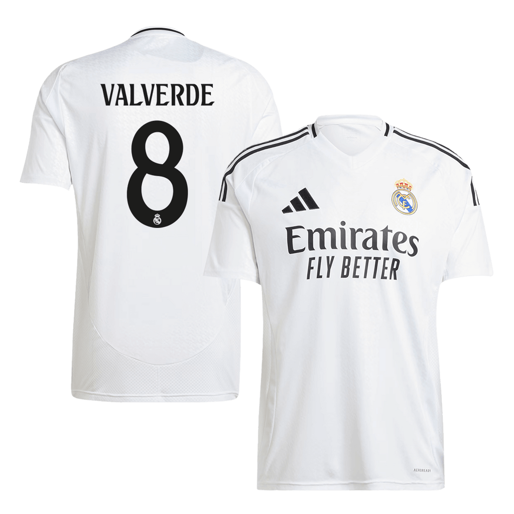 VALVERDE #8 Real Madrid Domicile Maillot 2024/25 - Super