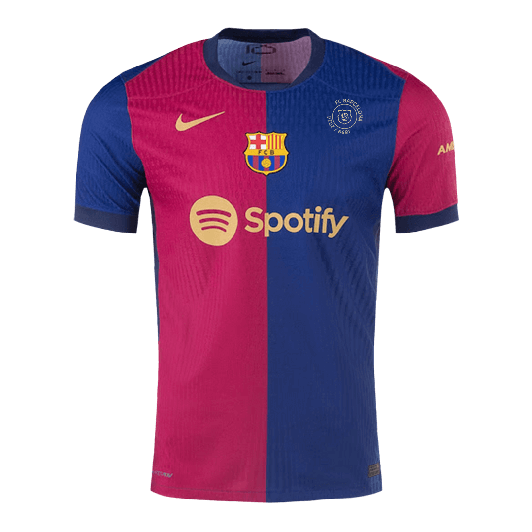Barcelone Domicile Maillot 2024/25 Authentique - 125th Anniversaire Grande Taille