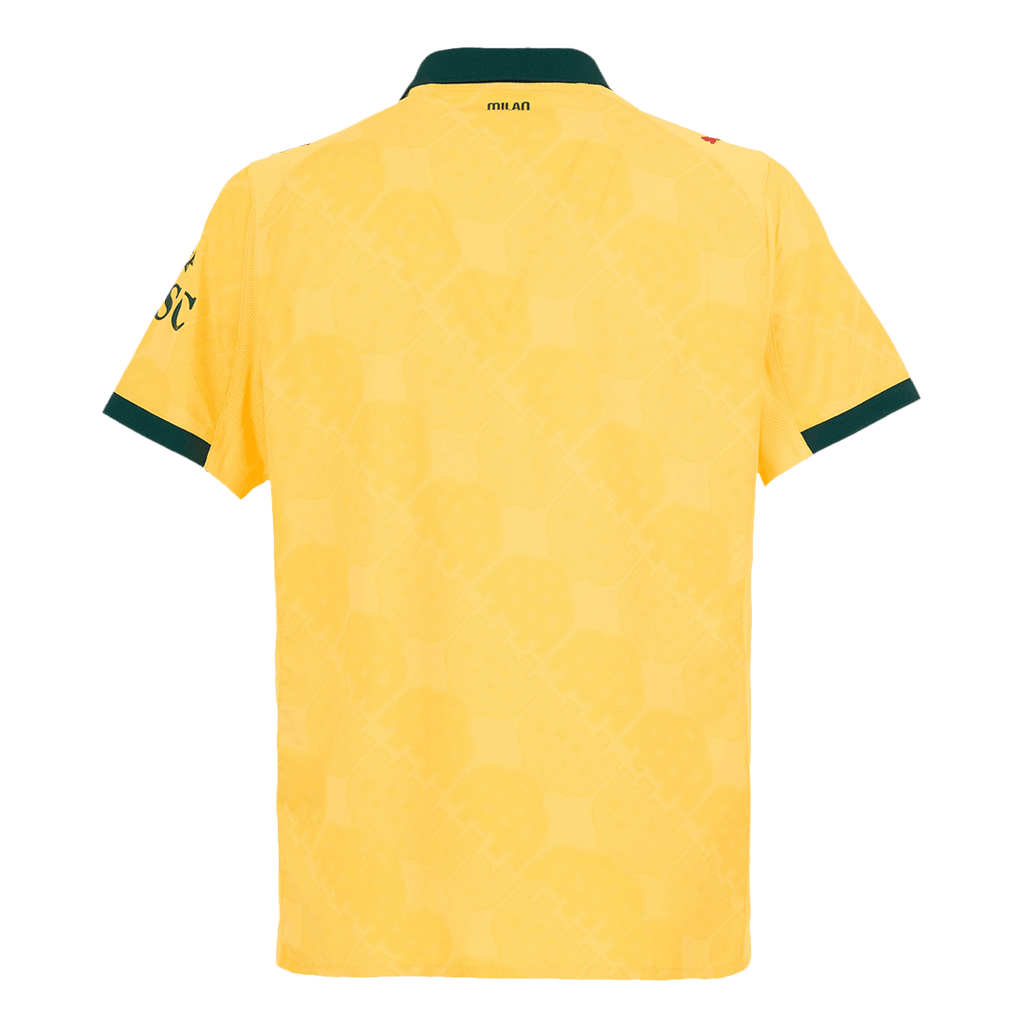 AC Milan Third Maillot 2025/26 Jaune Authentique