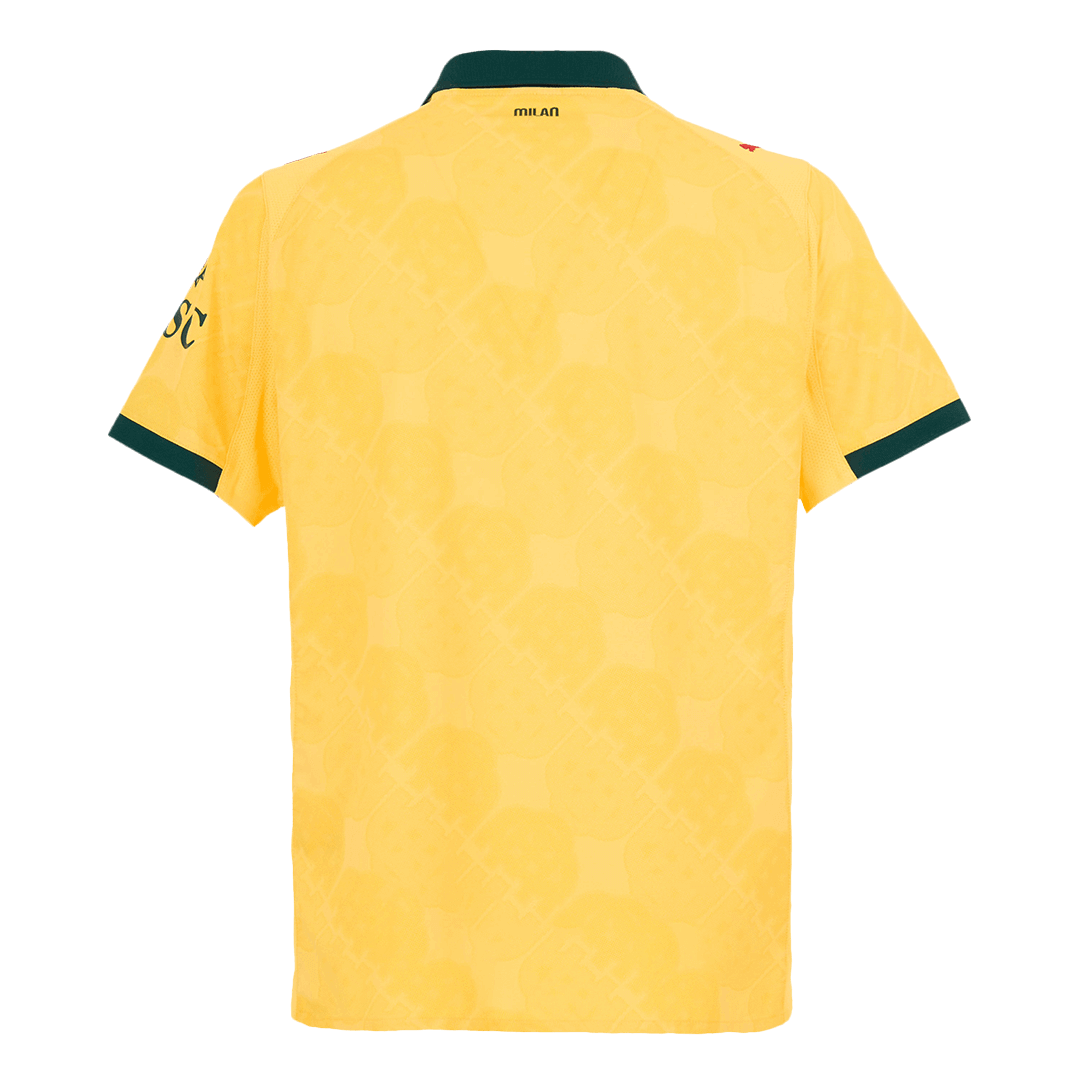 AC Milan Third Maillot 2025/26 Jaune Authentique