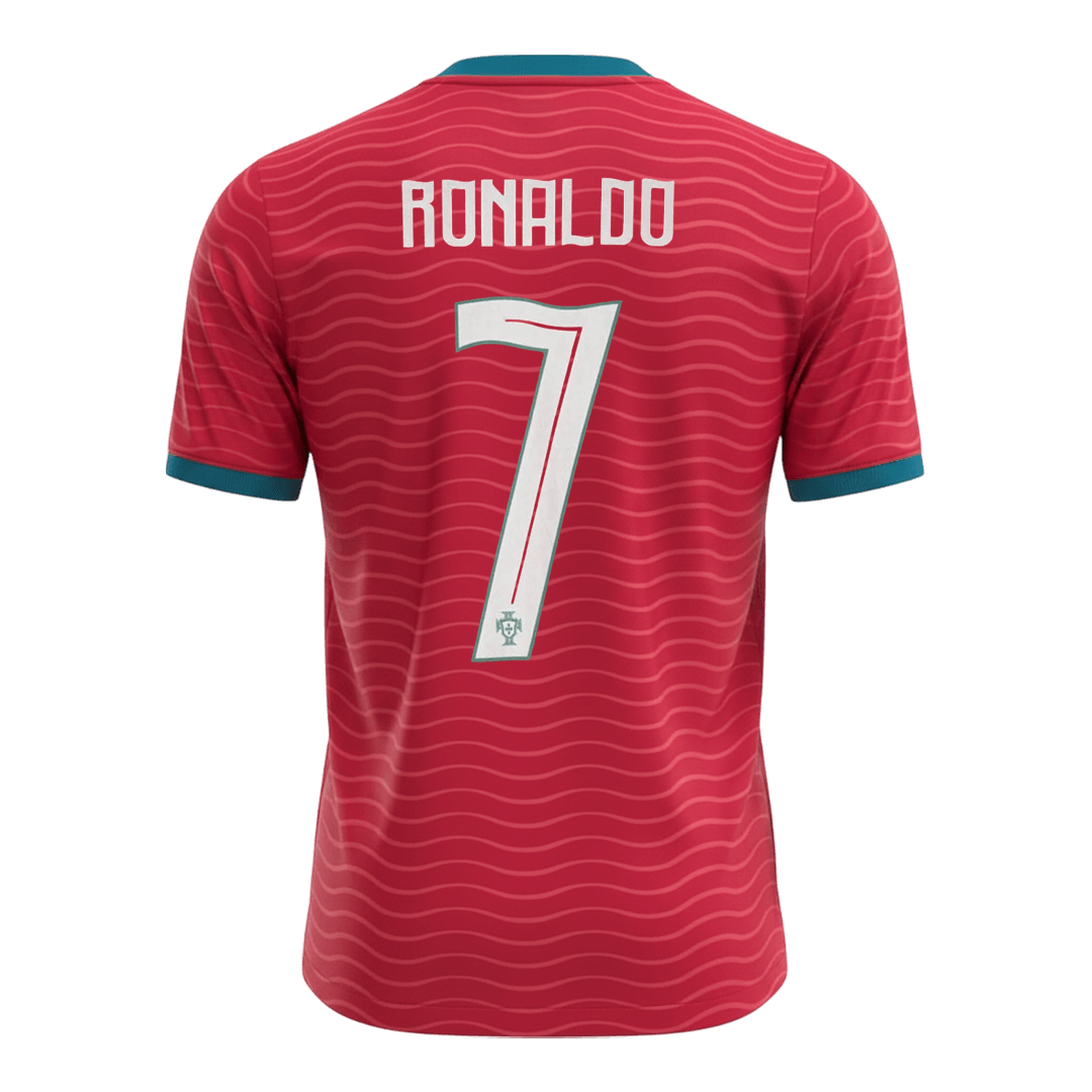 RONALDO #7 Portugal Domicile Maillot Coupe du Monde 2026 Rouge