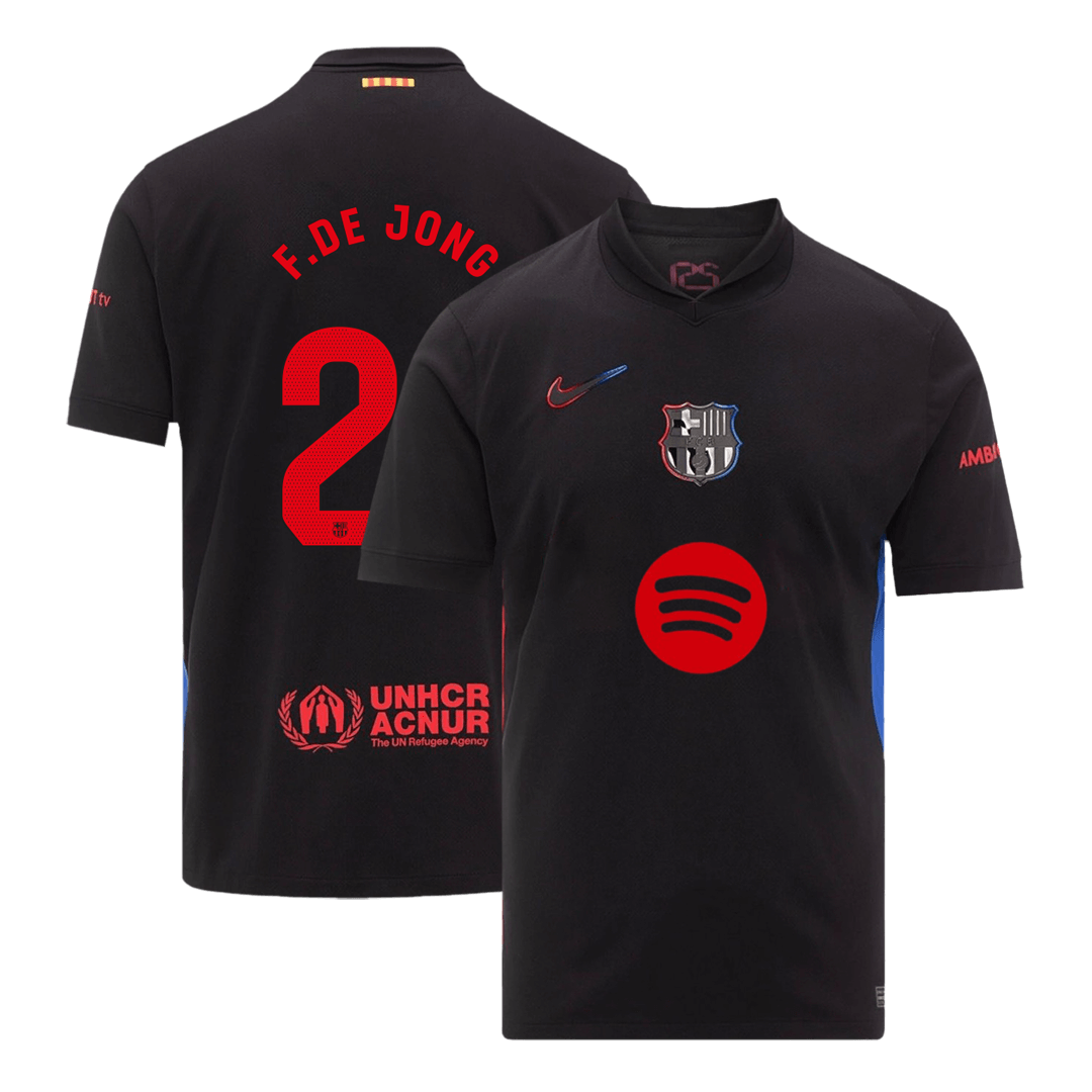 F.DE JONG #21 Barcelone Extérieur Maillot 2024/25