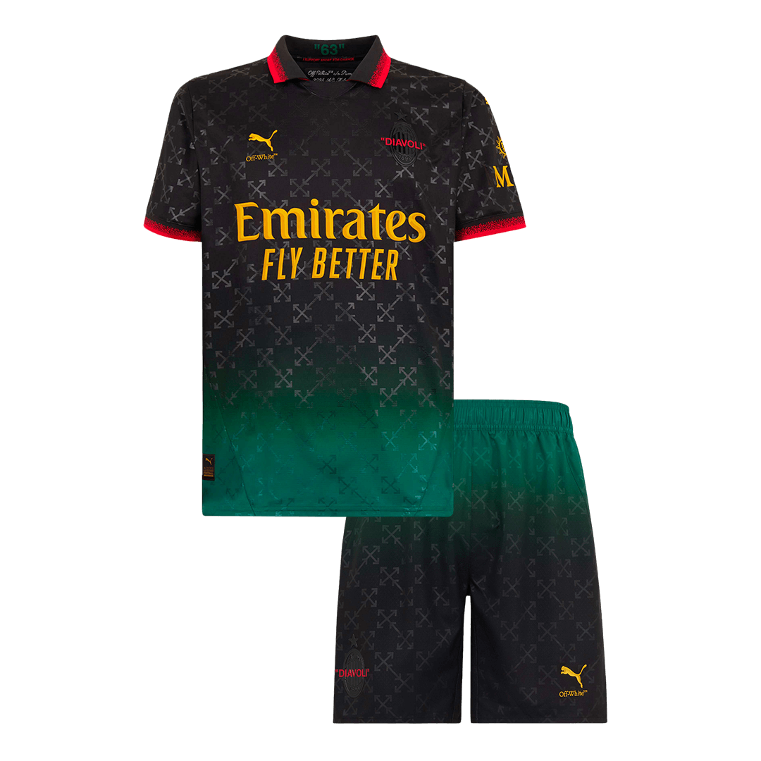 Milan AC Fourth Away Maillot Kit 2024/25 Enfant