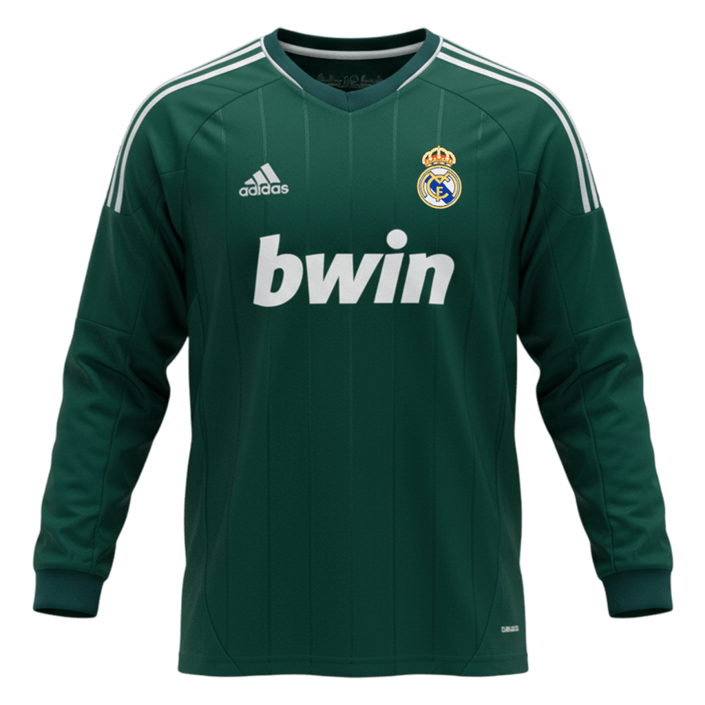 Retro Real Madrid Third Maillot Manches Longues 2012/13 Vert