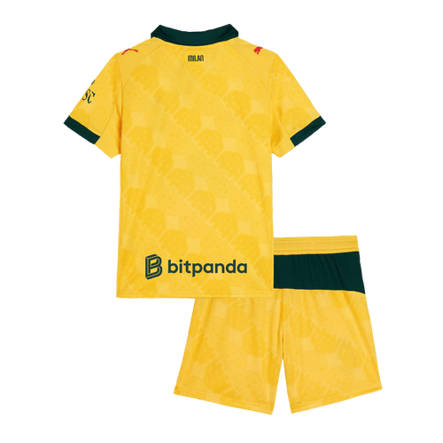 AC Milan Third Maillot Kit 2025/26 Junior Jaune