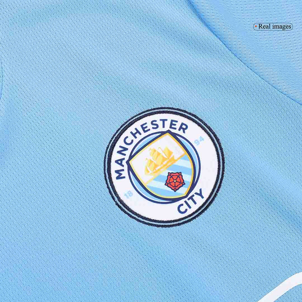 DE BRUYNE #17 Manchester City Domicile Maillot 2024/25 UCL - Super