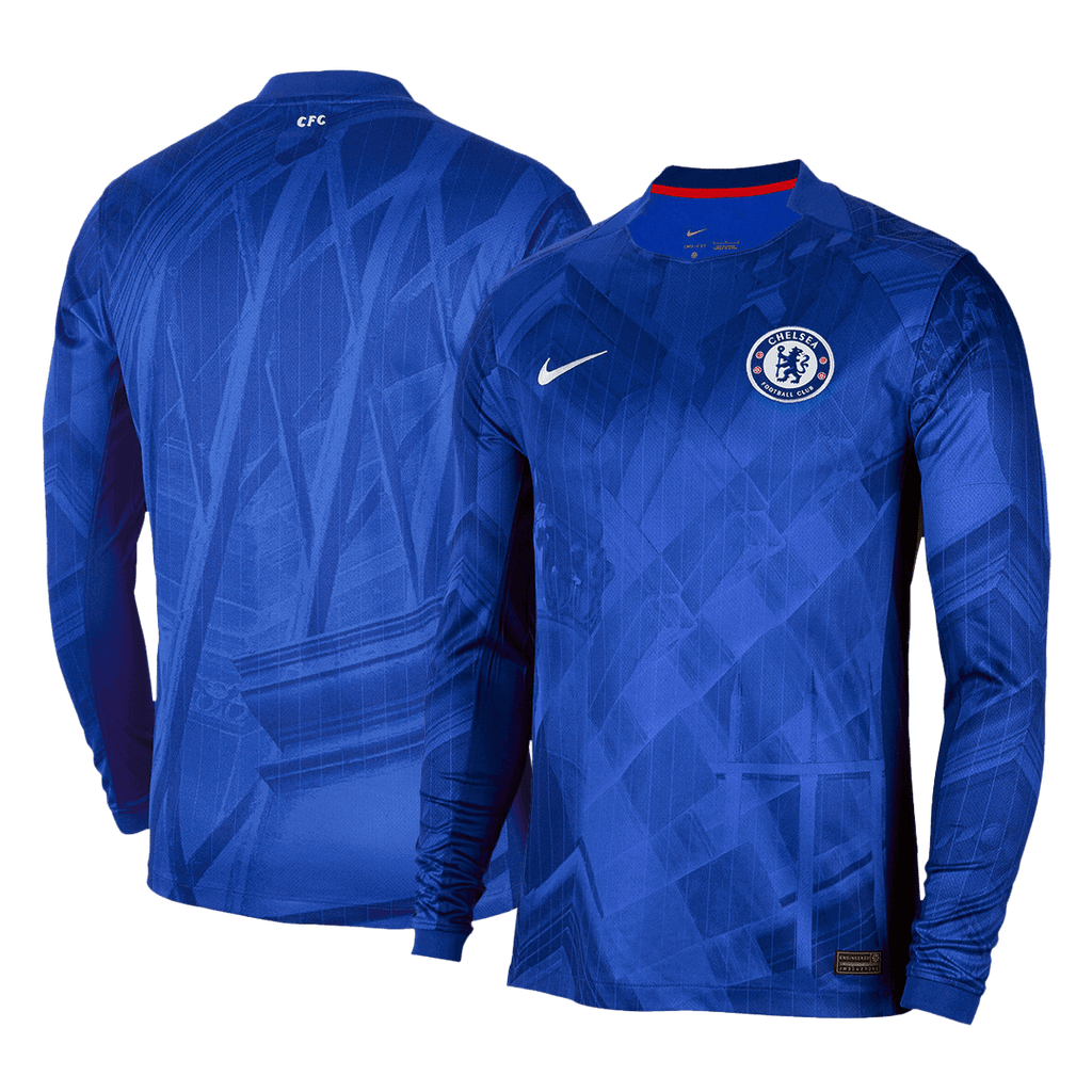 Chelsea Domicile Maillot Manches Longues 2025/26 Grande Taille