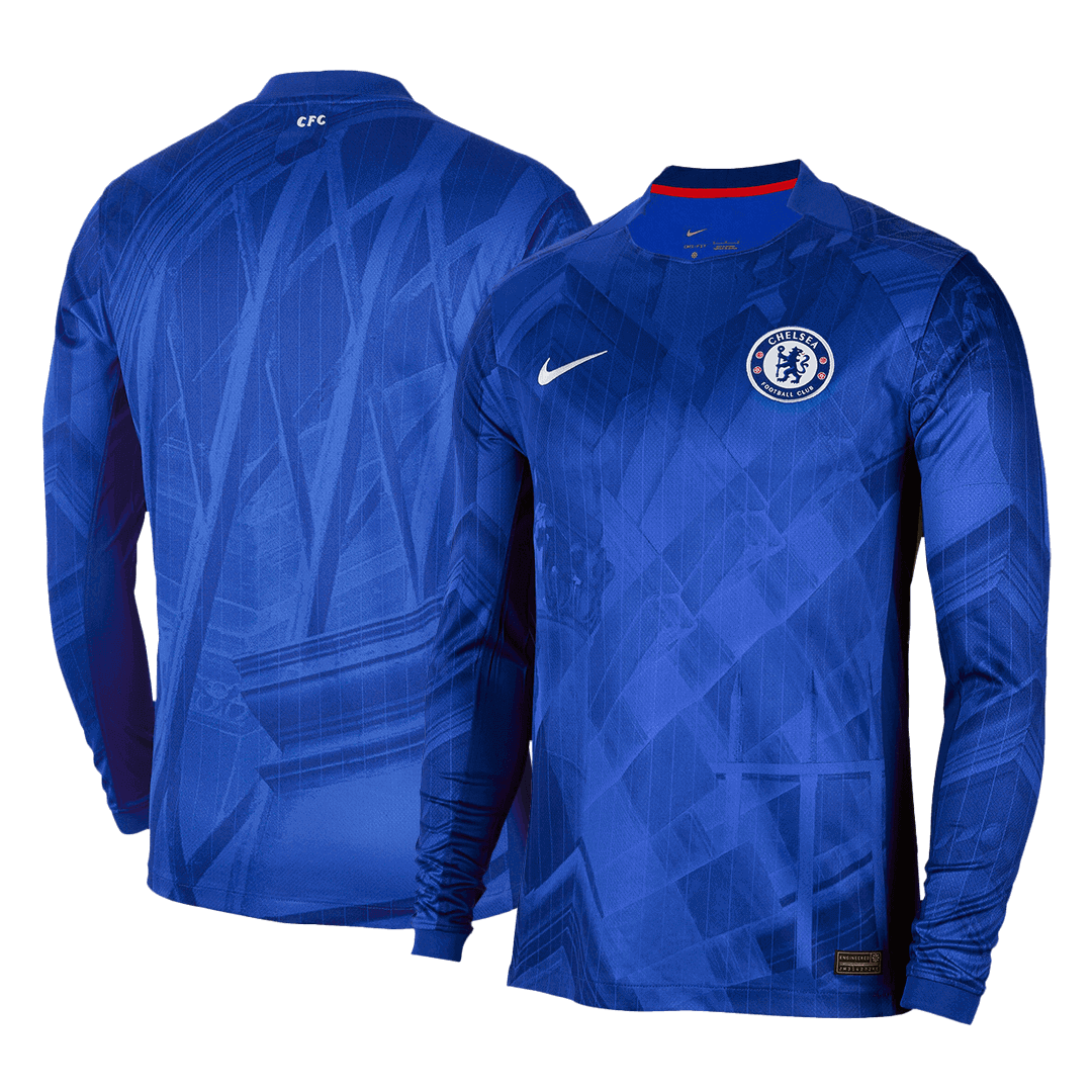 Chelsea Domicile Maillot Manches Longues 2025/26 Grande Taille