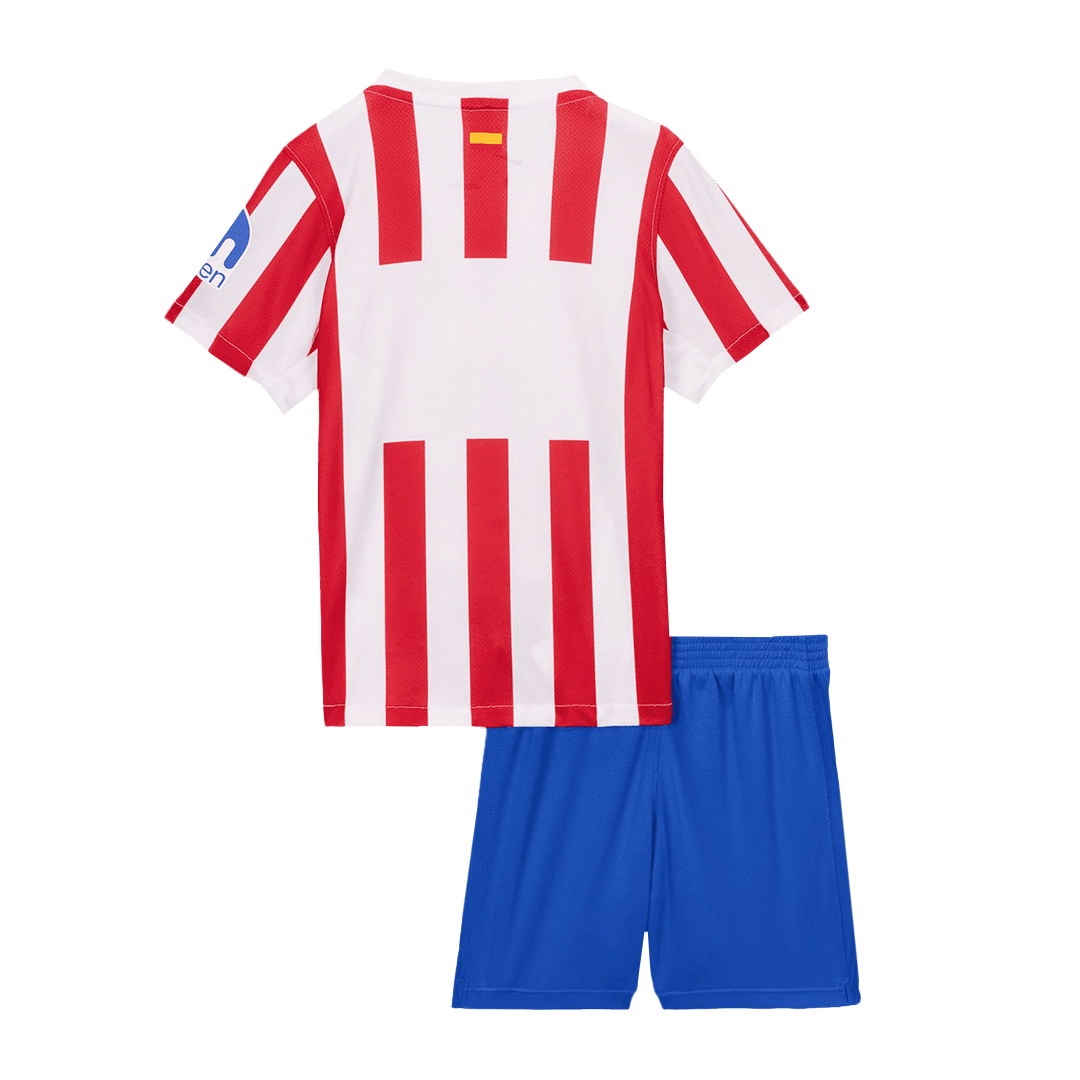 Atlético Domicile Maillot Kit 2025/26 Junior Red&White