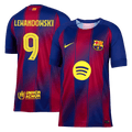 LEWANDOWSKI #9 Barcelone Domicile Maillot 2025/26 - UCL